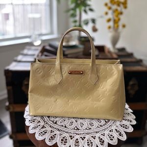 Louis Vuitton LV Hand Bag  Wilshire PM Yellow Vernis 3206456